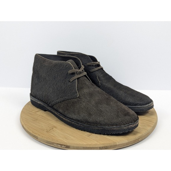 J. Crew Factory Other - J Crew Chukka Boots Mens 11 Pony Hair 1990 MacAlister‎ Brown Shoes Italy